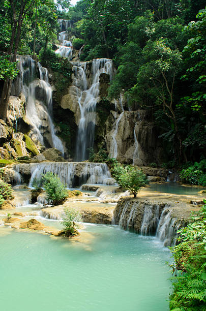 istock Kuang Si waterfall in Luang Prabang 485804608