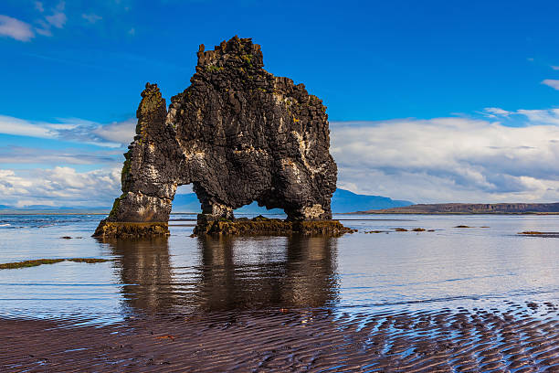 istock The cliff in Iceland as huge prehistoric monster 485804824