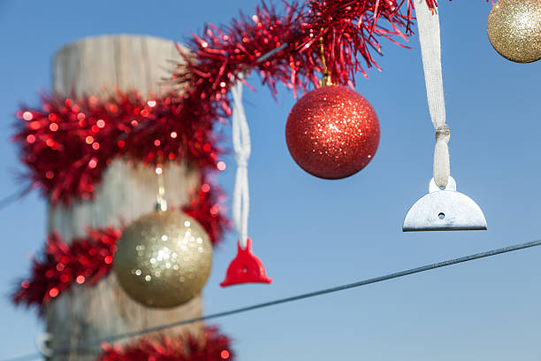 istock Rural Christmas fence in summer 485808906