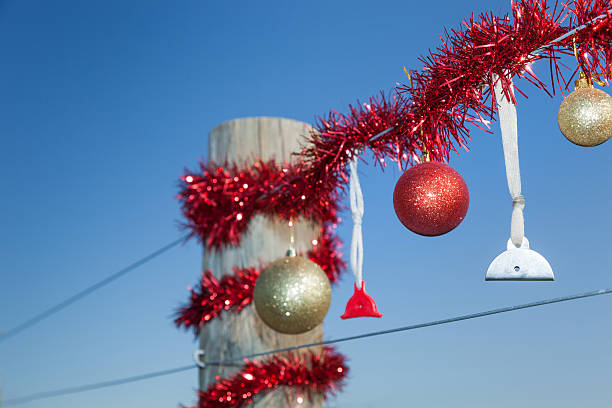 istock Rural Christmas fence in summer 485809180