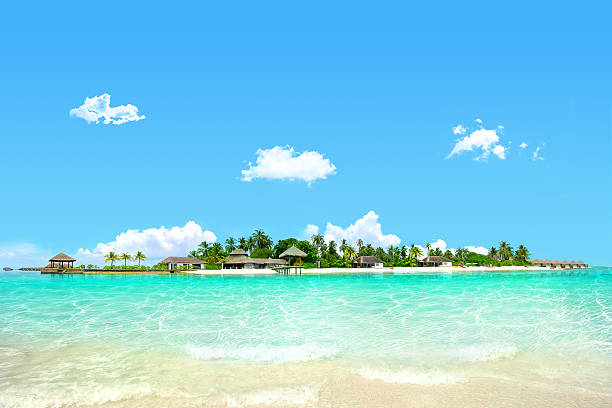 istock Beautiful island with clear water 485812994