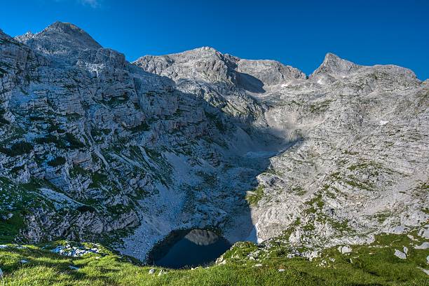 Lake in the mountains Lake in the mountains municipality of jesenice photos stock pictures, royalty-free photos & images