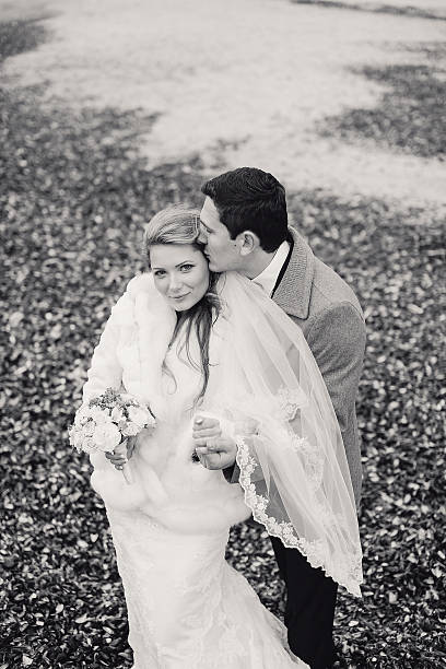 istock wedding on the beach in winter 485817608