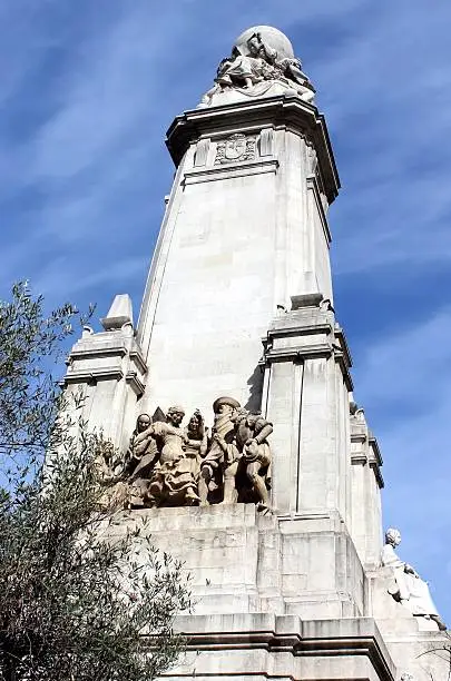 Photo of Madrid, monument to Cervantes