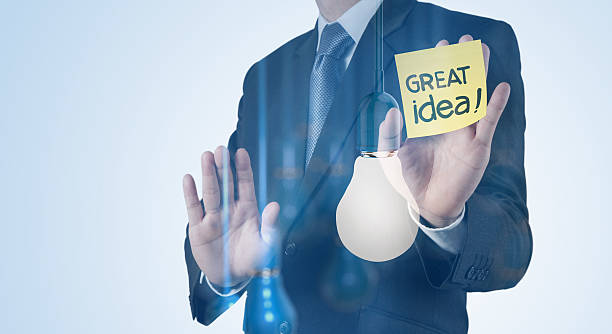 istock Double exposure of Businessman hand working 485824434