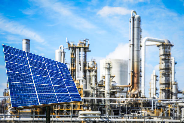 istock Solar  power energy idea concept background design 485826644