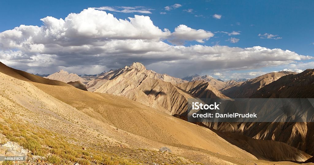 Canyon of Zanskar river. View from Zanskar valley, Ladakh Canyon of Zanskar river. View from Zanskar valley, Ladakh, Jammu and Kashmir, India 2015 Stock Photo