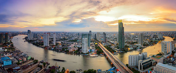 istock Panorama view of Bangkok Transportation 485832024