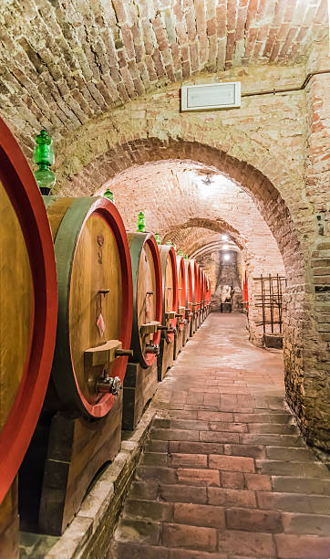 istock The barrel cellar of Montepulciano red wine 485832234
