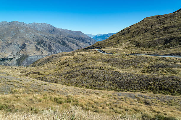 istock Crown Range Road, South Island New Zealand 485836712