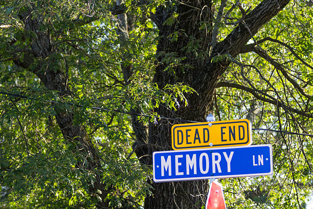 istock Memory Lane Dead End Street Sign 485846038