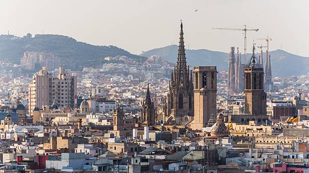 istock views over the houses of barcelona spain 485846310