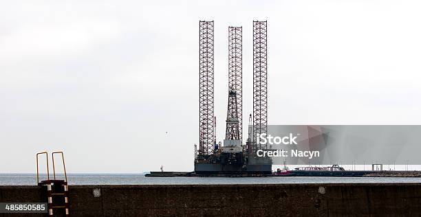 Oil Jack Up Ladder Stock Photo - Download Image Now - Commercial Dock, Crane - Machinery, Drilling Rig