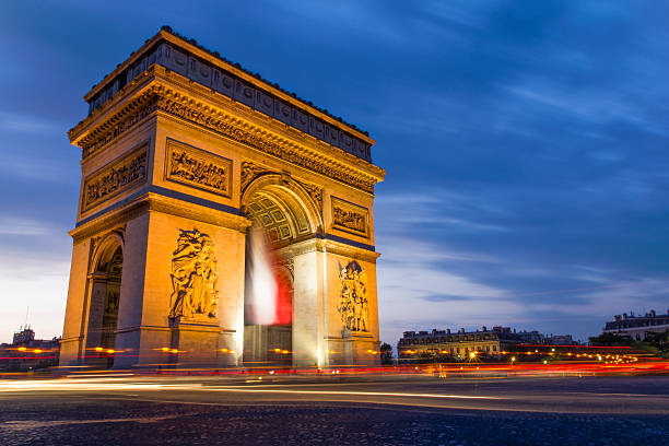 The 'Arc de Triomphe' The 'Arc de Triomphe', Paris, France arc de triomphe paris stock pictures, royalty-free photos & images