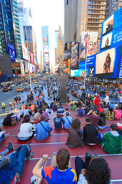 times square, new york - duffy foto e immagini stock