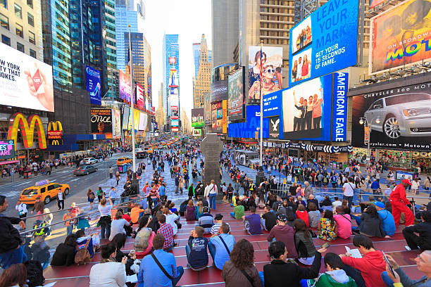 times square, new york - duffy foto e immagini stock