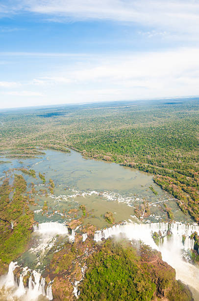 istock Helicopter Iguacu water Falls, Brazil Iguazu 485852844