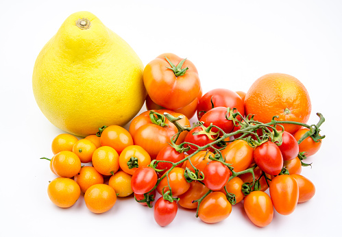 Frutas y verduras: Tomate, naranja y ETC photo