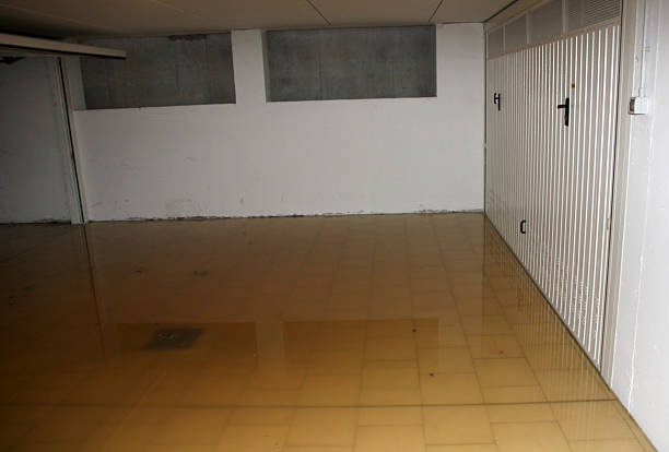 istock basement garage with high water flooded 485854227