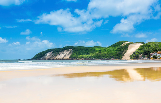 Ponta Negra dunes beach in Natal city,  Brazil