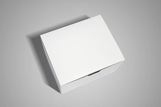 ホワイトのパッケージ - box white blank computer software ストックフォトと画像