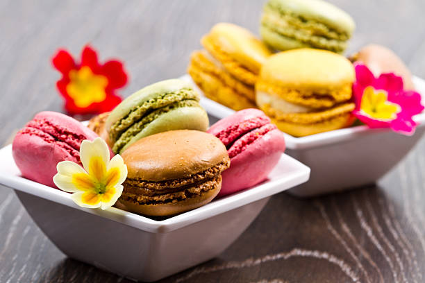 istock Tasty colorful macaroon 485857160