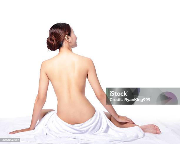 Woman Back View Stock Photo - Download Image Now - Adult, Alternative Therapy, Arts Culture and Entertainment