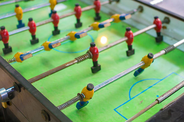istock Football old wooden table 485860438