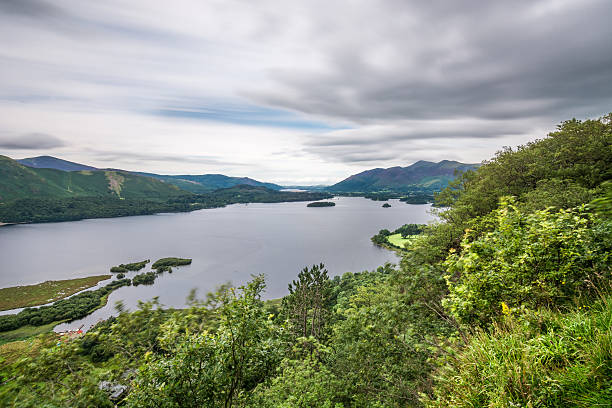 istock Wide View Of Derwentwater With Dramatic Sky From Surprise View. 485860556