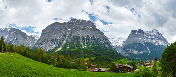 istock Summer mountain country panorama (Switzerland). 485860966