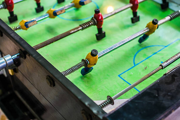 istock Football old wooden table 485861382