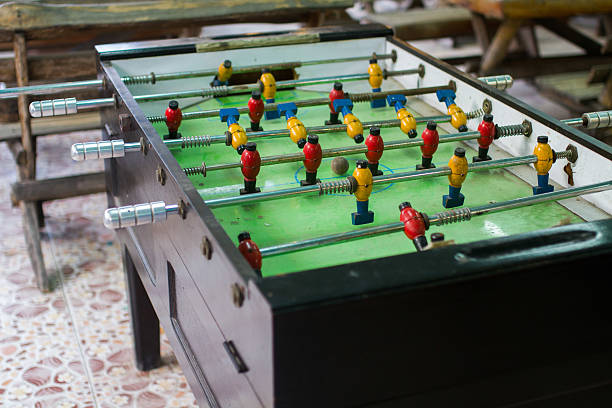 istock Football old wooden table 485862776