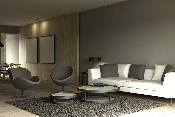 istock Elegant and comfortable living room 485864241