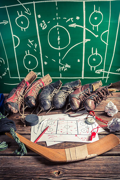 istock Strategy in ice hockey 485866146