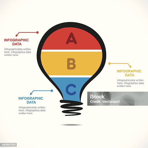 Ampoule Créative Infographismes Vecteurs libres de droits et plus d'images vectorielles de Abstrait - Abstrait, Affaires, Ampoule électrique