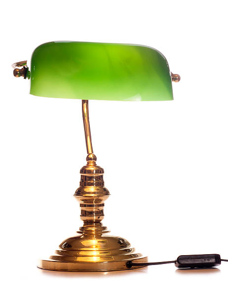 istock antique green bankers lamp 485868287