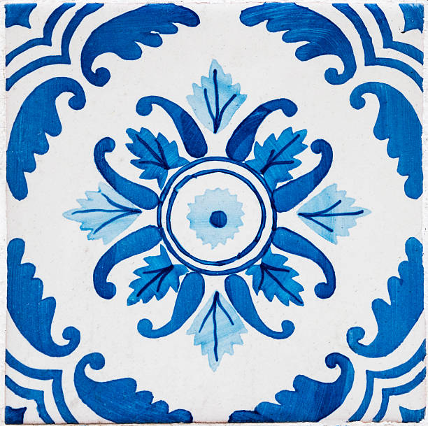 istock Traditional Portuguese glazed tiles 485868926