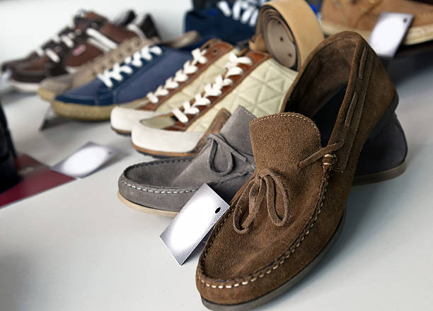 istock shoes in a shoe store 485869575