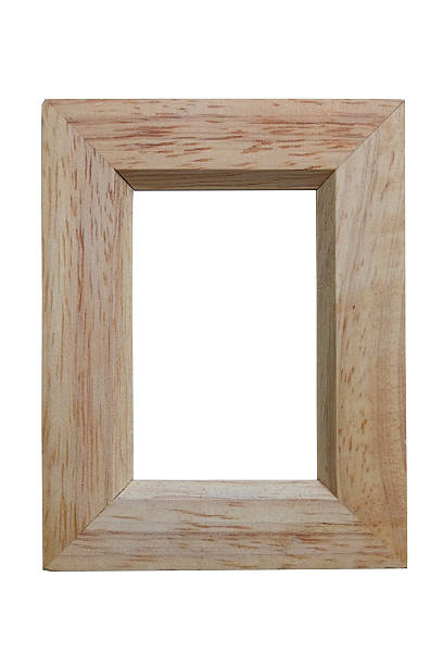 istock Photo frame on wooden table. 485870602