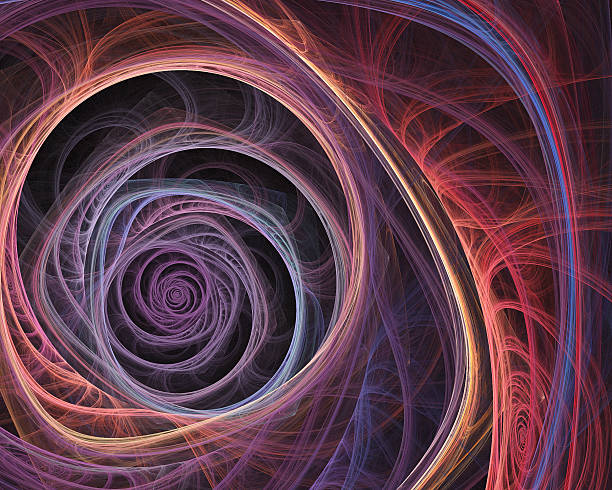 istock abstract multicolored fractal with swirls over black background 485871240