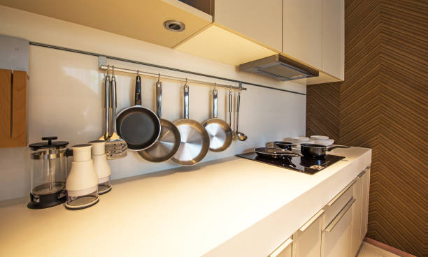 istock Closeup of kitchen room design 485872424