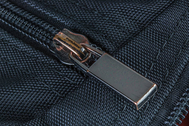 istock The closed zipper on black bag 485872712