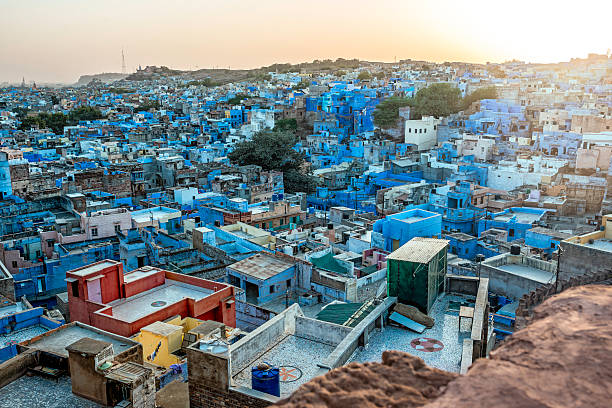 istock Rooftops of the Blue City, Jodhpur 485878125