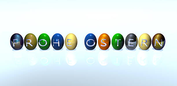 happy Easter stock photo