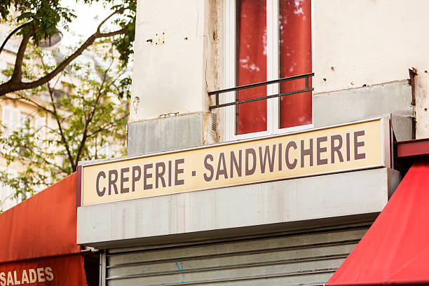 Creperie and Sandwicherie Sign