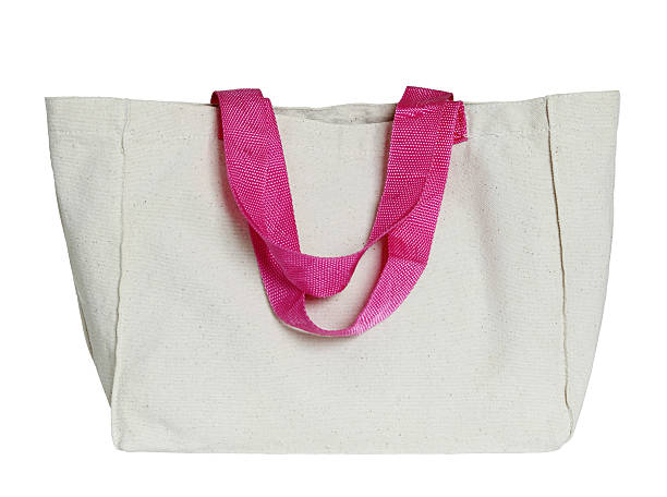 istock Cotton bag isolated on white background 485878893