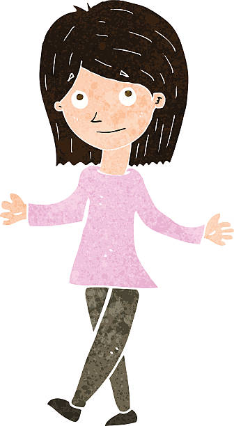 istock cartoon woman with no worries 485879105