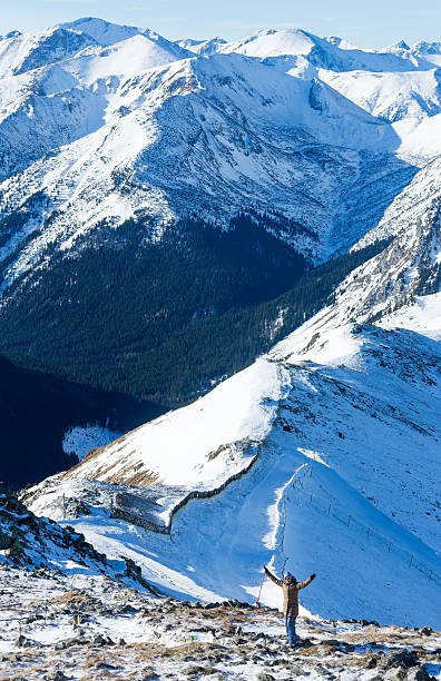 istock Kasprowy Wierch  in the Western Tatras. Winter view. 485879218
