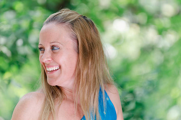 istock Woman enjoying her time outside in park. 485879350