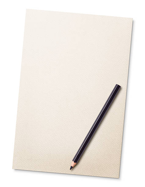 istock sheet of paper with pencil isolated on white 485879395